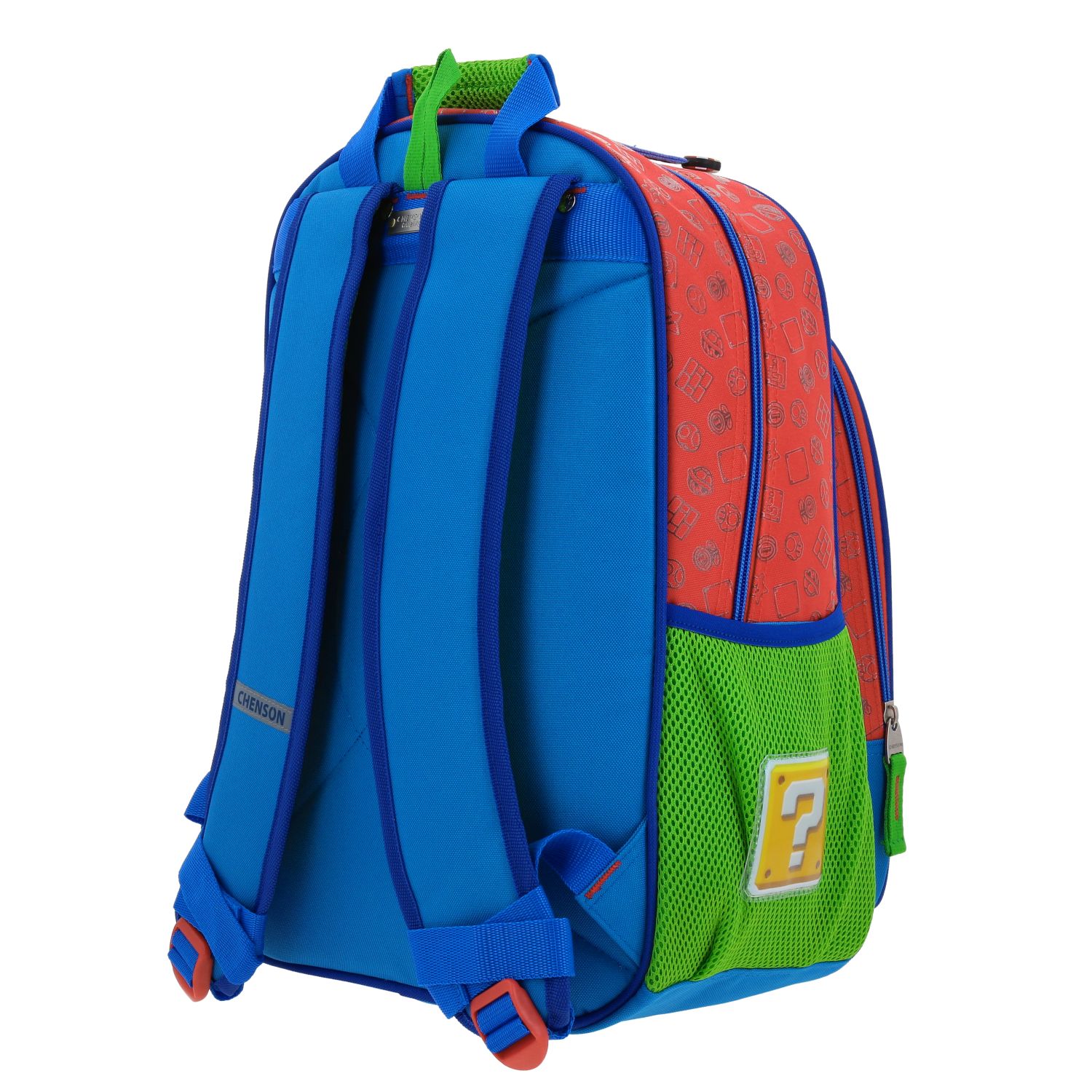 Mochila escolar para niño Mario Bros by Chenson color rojo - Diversión y durabilidad 5