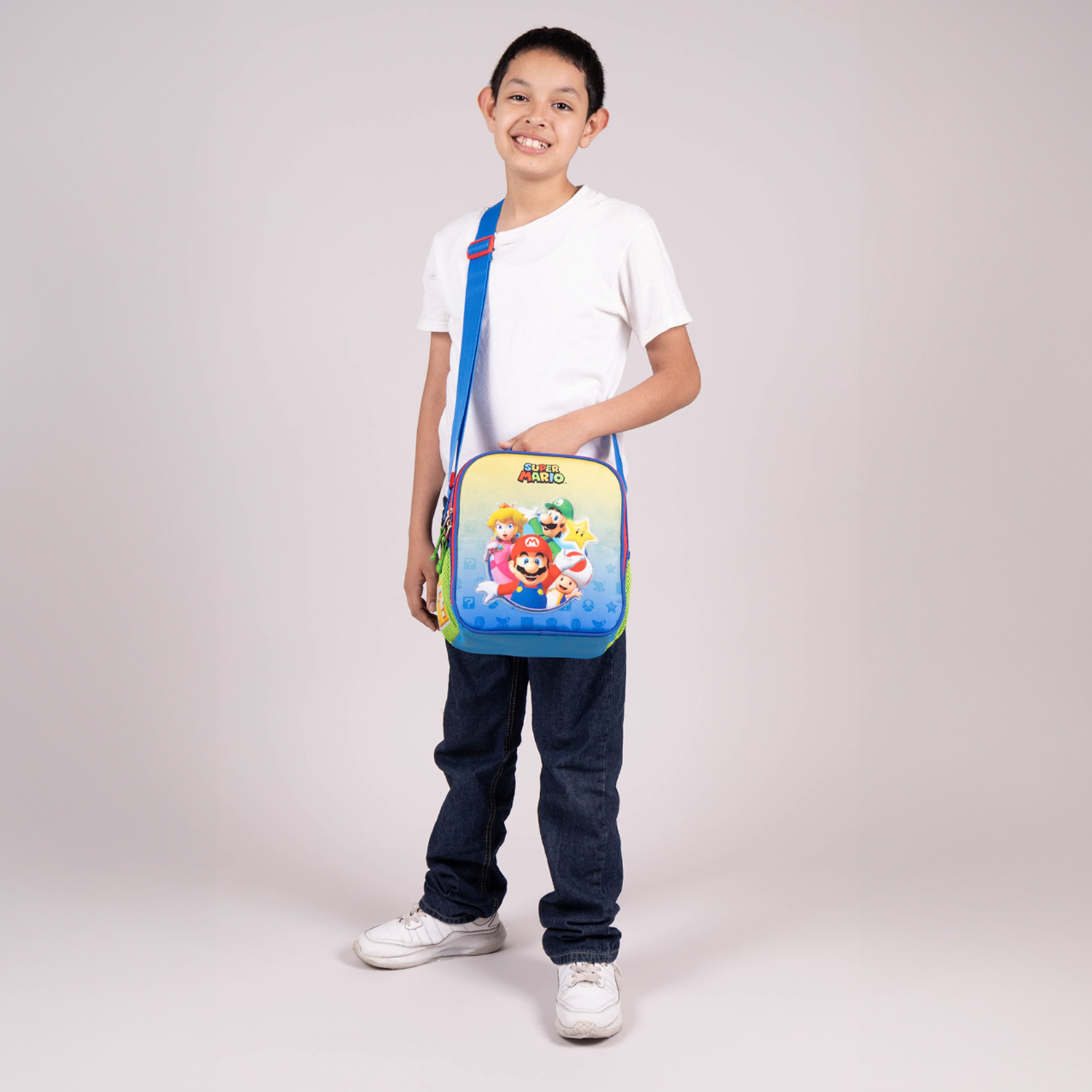 Lonchera escolar Mario Bros by Chenson roja térmica para niño - Divertida y segura - vista 2
