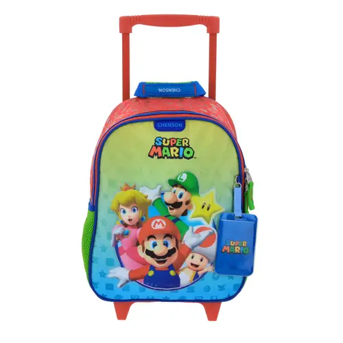Kit Kinder Mario Bros by Chenson (Mochila + Lonchera + Lapicera) infantil - vista 2
