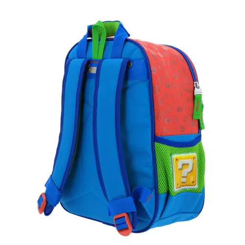 Mochila escolar para niño Mario Bros by Chenson color rojo divertida y duradera - Modelo MB66458 5