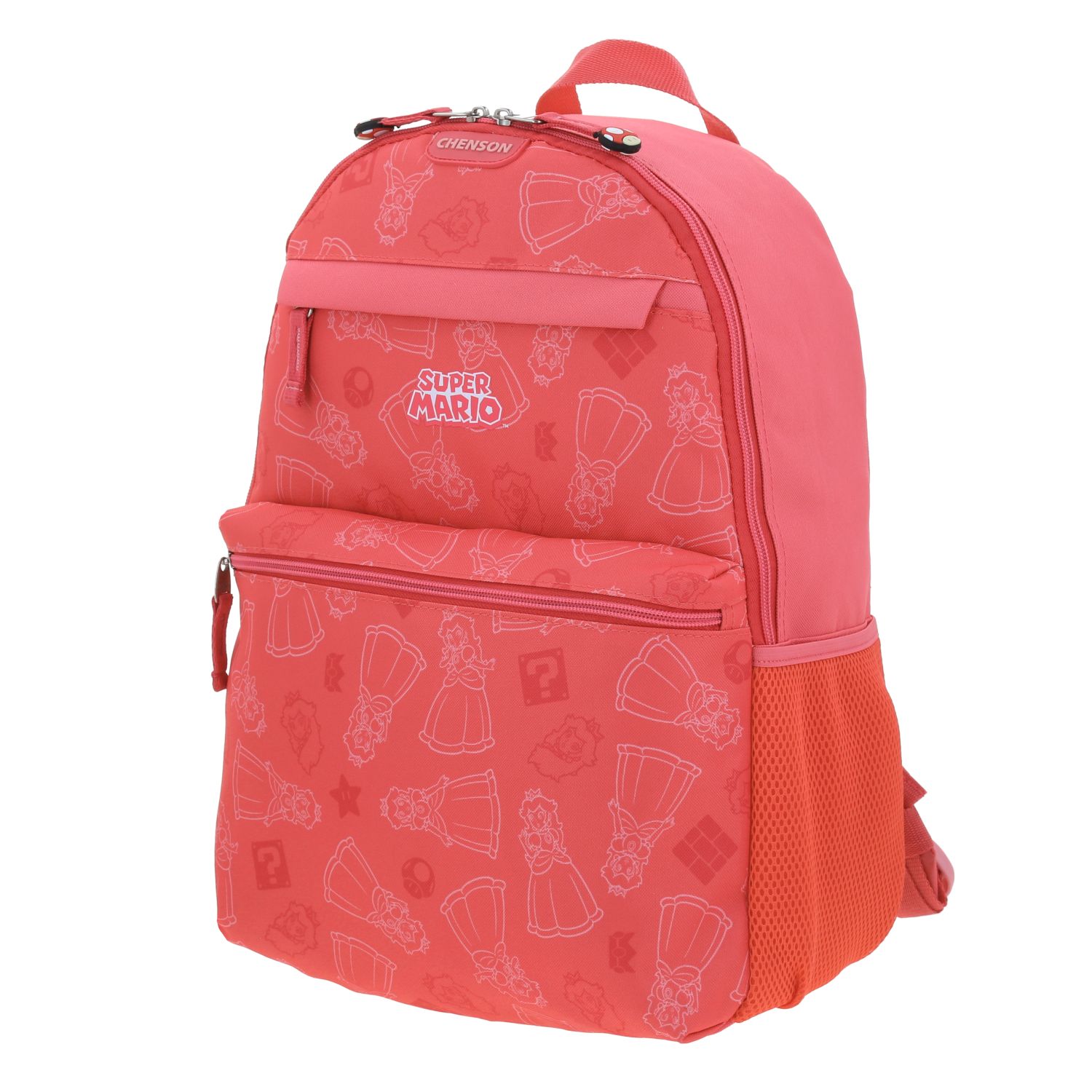 Mochila escolar para niña Mario Bros by Chenson color rosa | Diversión y Durabilidad 2