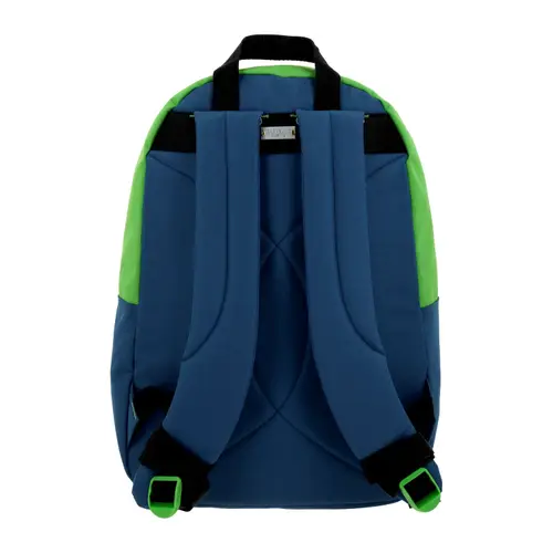 Mochila escolar para niño Mario Bros by Chenson color verde divertida 4