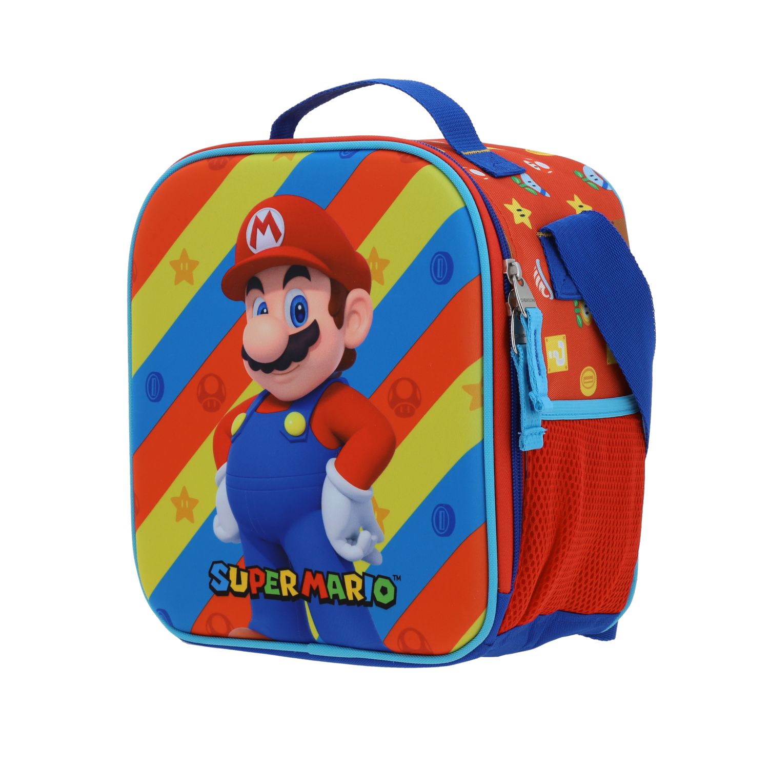 Lonchera escolar Mario Bros by Chenson roja térmica para niños 2