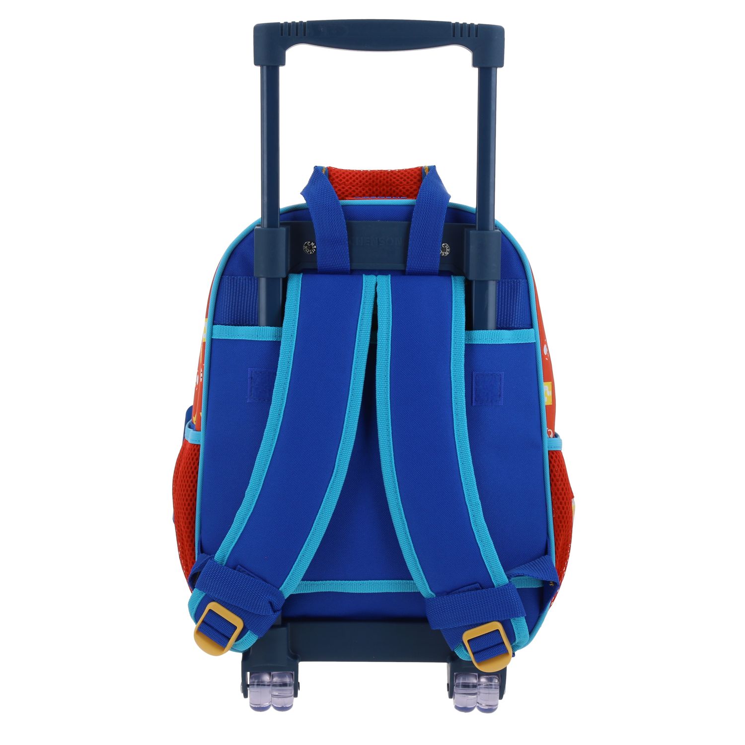 Mochila con Ruedas Mario Bros Rojo para Niño - Diversión y Durabilidad 4