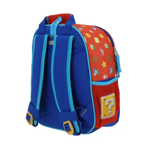 Mochila escolar para niño Mario Bros by Chenson color rojo diversión asegurada 5