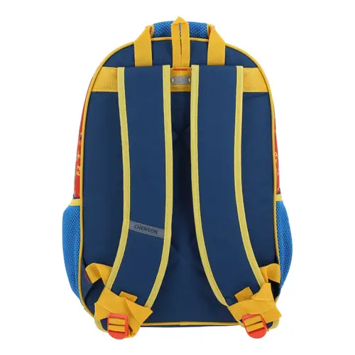 Mochila escolar para niño Mario Bros by Chenson azul con amplio compartimento - Modelo MB66581 4