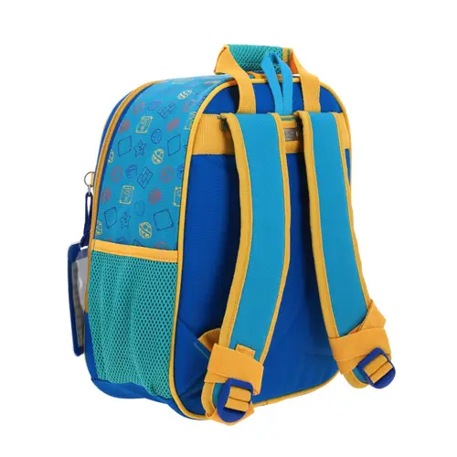 Mochila escolar para niño Mario Bros by Chenson color azul - Divertida y duradera 3