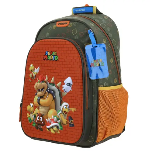 Kit Escolar Mario Bros by Chenson (Mochila + Lonchera) Verde 2