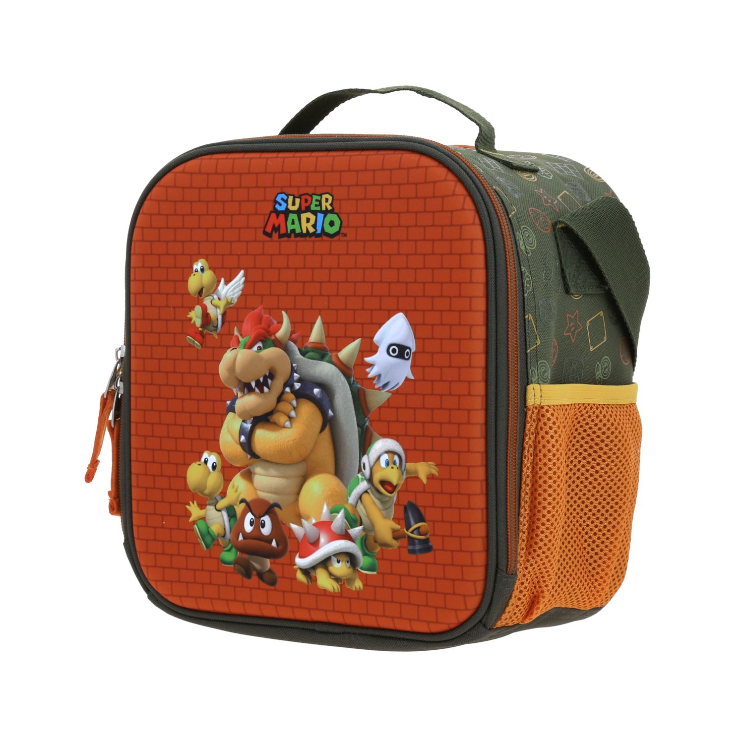 Kit Escolar Mario Bros by Chenson (Mochila + Mochila + Mochila) Verde Seco Infantil 4