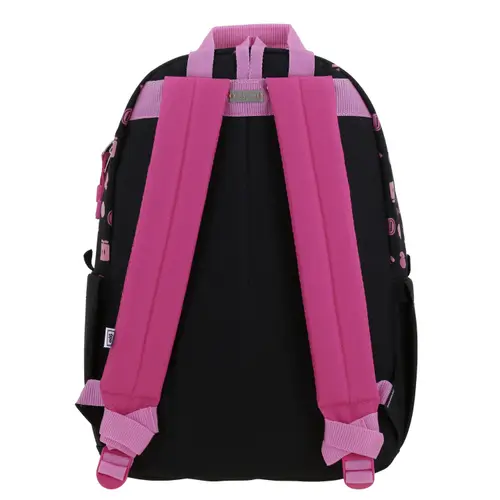 Mochila escolar para niña Mario Bros by Chenson color fucsia divertida y segura - vista 2