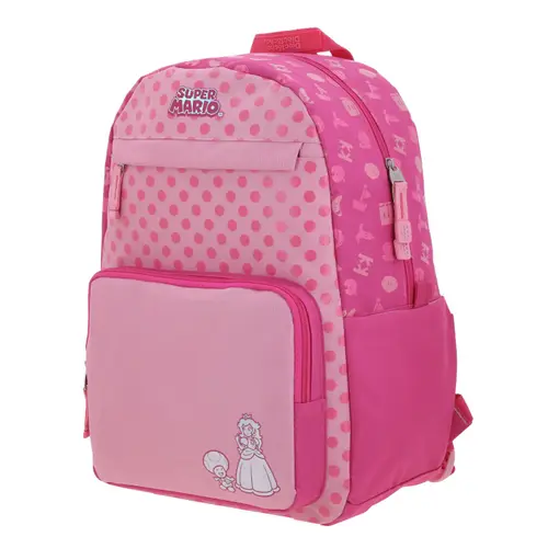 Mochila escolar para niña Mario Bros by Chenson rosa con diversión y durabilidad - vista 2