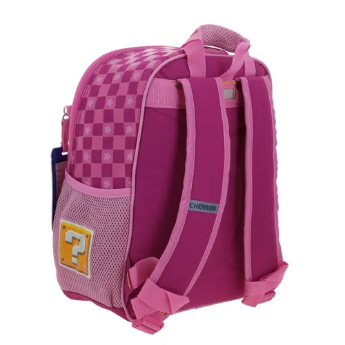 Mochila escolar para niña Mario Bros by Chenson Rosa divertida y duradera 3