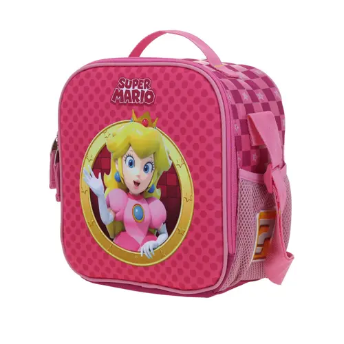 Lonchera escolar térmica Mario Bros by Chenson Rosa para niña - vista 2