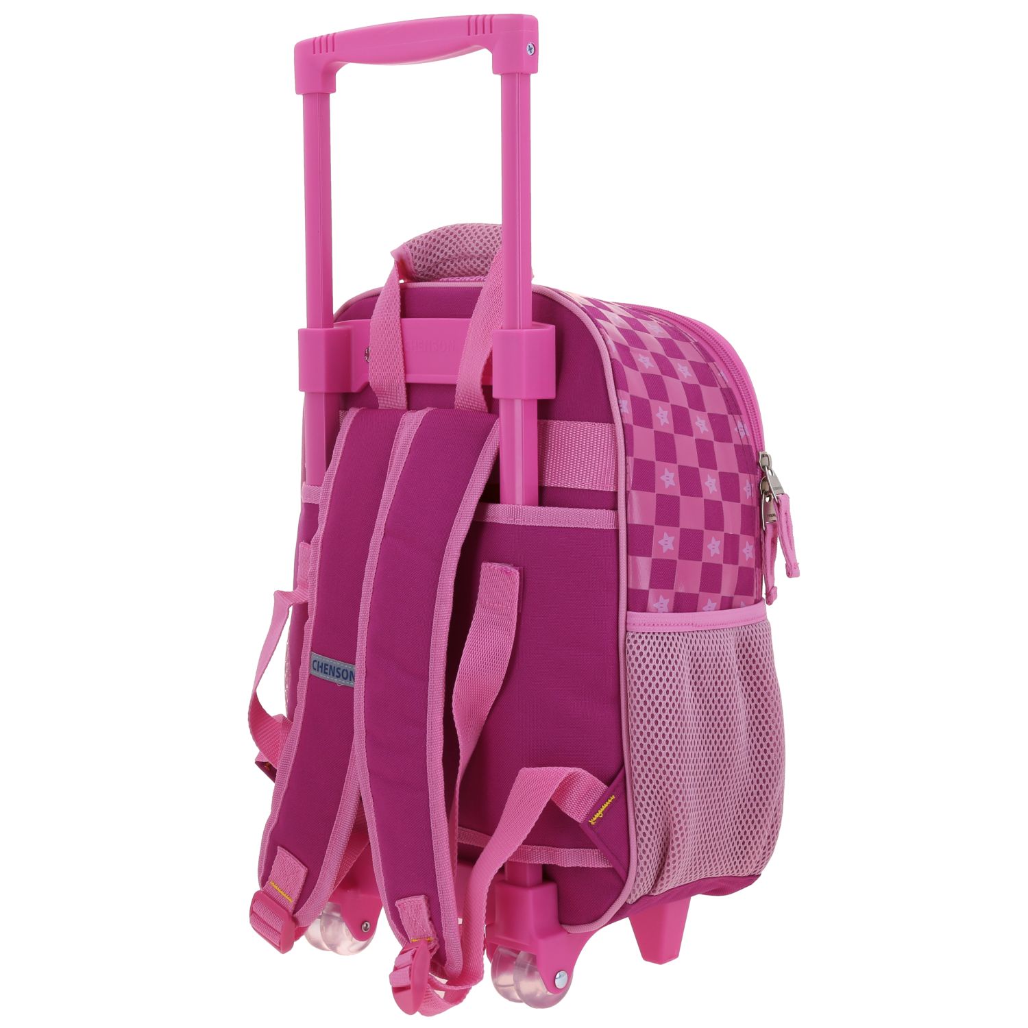 Mochila con Ruedas Mario Bros Rosa para Niña - Diversión y Durabilidad 5
