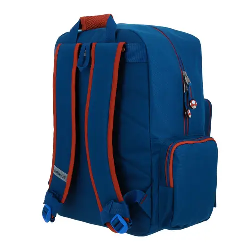 Mochila escolar para niño Mario Bros by Chenson color azul duradera - Modelo MB70210 5
