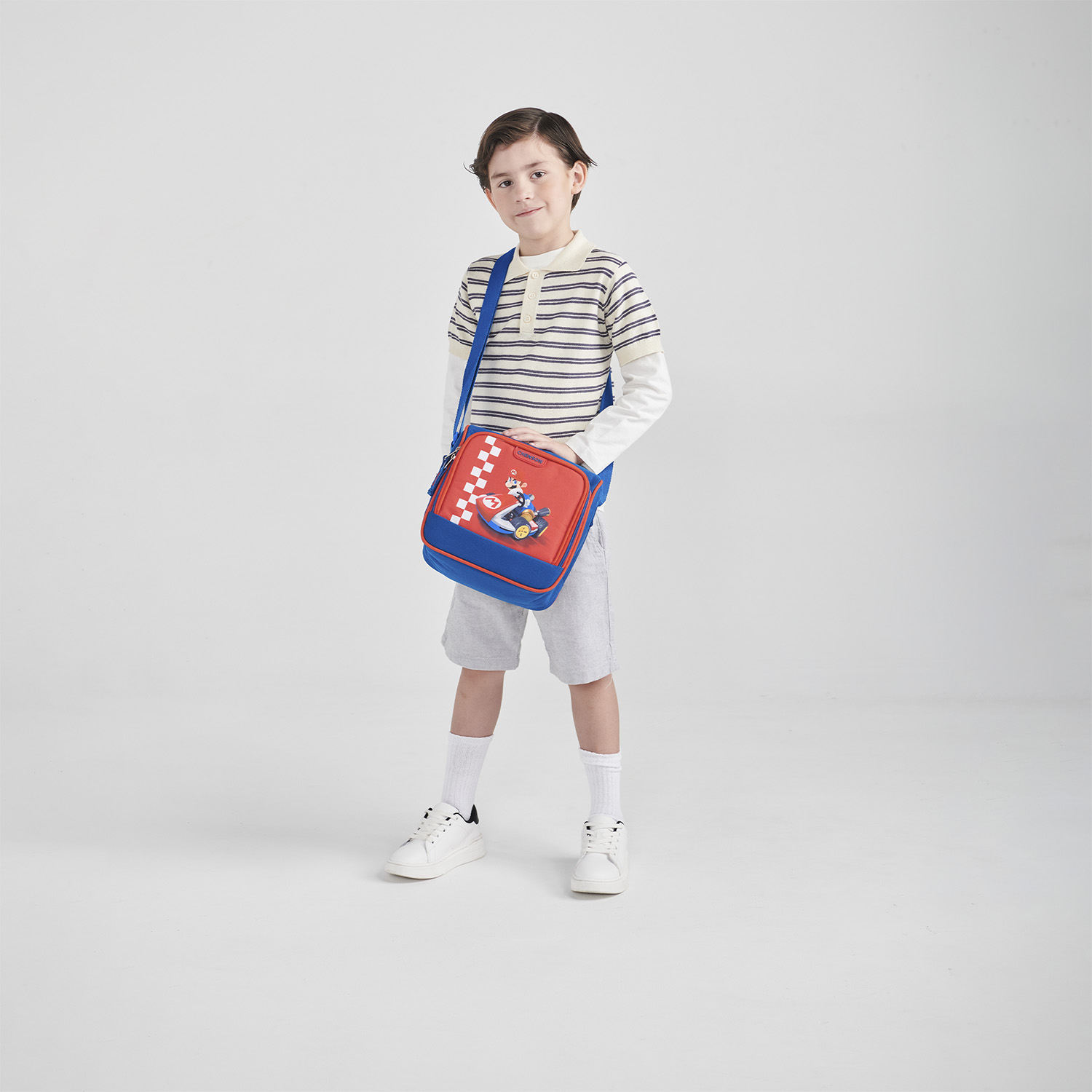 Lonchera escolar térmica Mario Bros by Chenson azul para niño - Divertida y duradera - vista 2