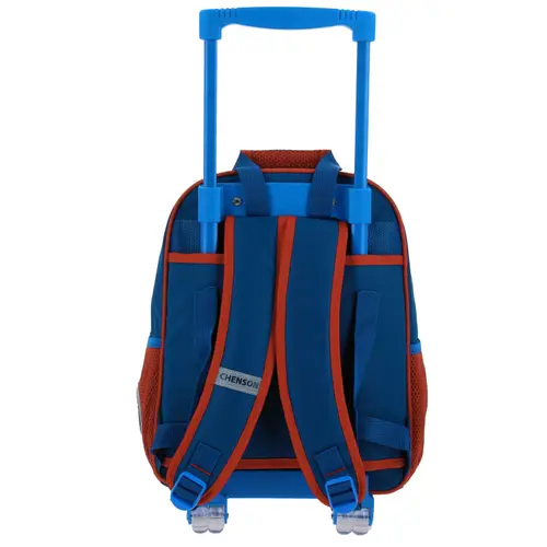 Mochila con Ruedas Mario Bros Azul para Niño | Diversión y Durabilidad 4