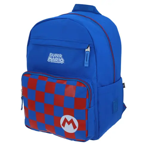 Kit Escolar Mario Bros by Chenson Mochila + Lonchera Azul Infantil - Modelo MB70325 2