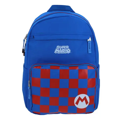 Kit Escolar Mario Bros by Chenson Azul (Mochila + Lonchera + Lapicera) Infantil - Modelo MB70325 2