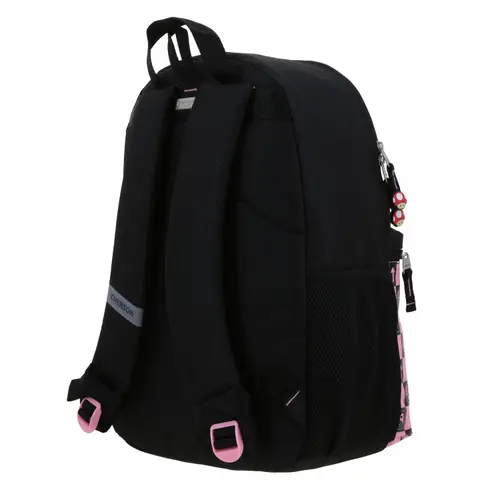 Mochila escolar para niña Mario Bros by Chenson negra con amplia capacidad 5