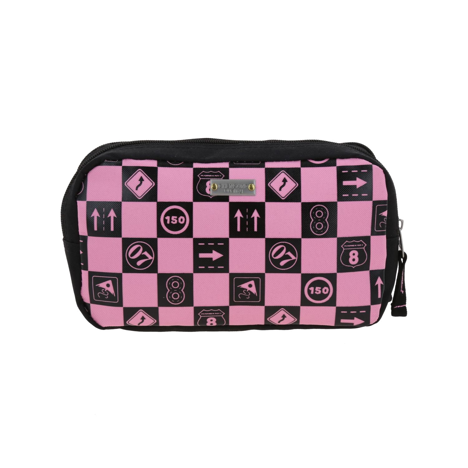 Lapicera escolar para niña Mario Bros by Chenson color negro con doble compartimento 4