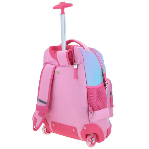 Mochila con Ruedas Mario Bros Rosa para Niña - Modelo MB70433 5