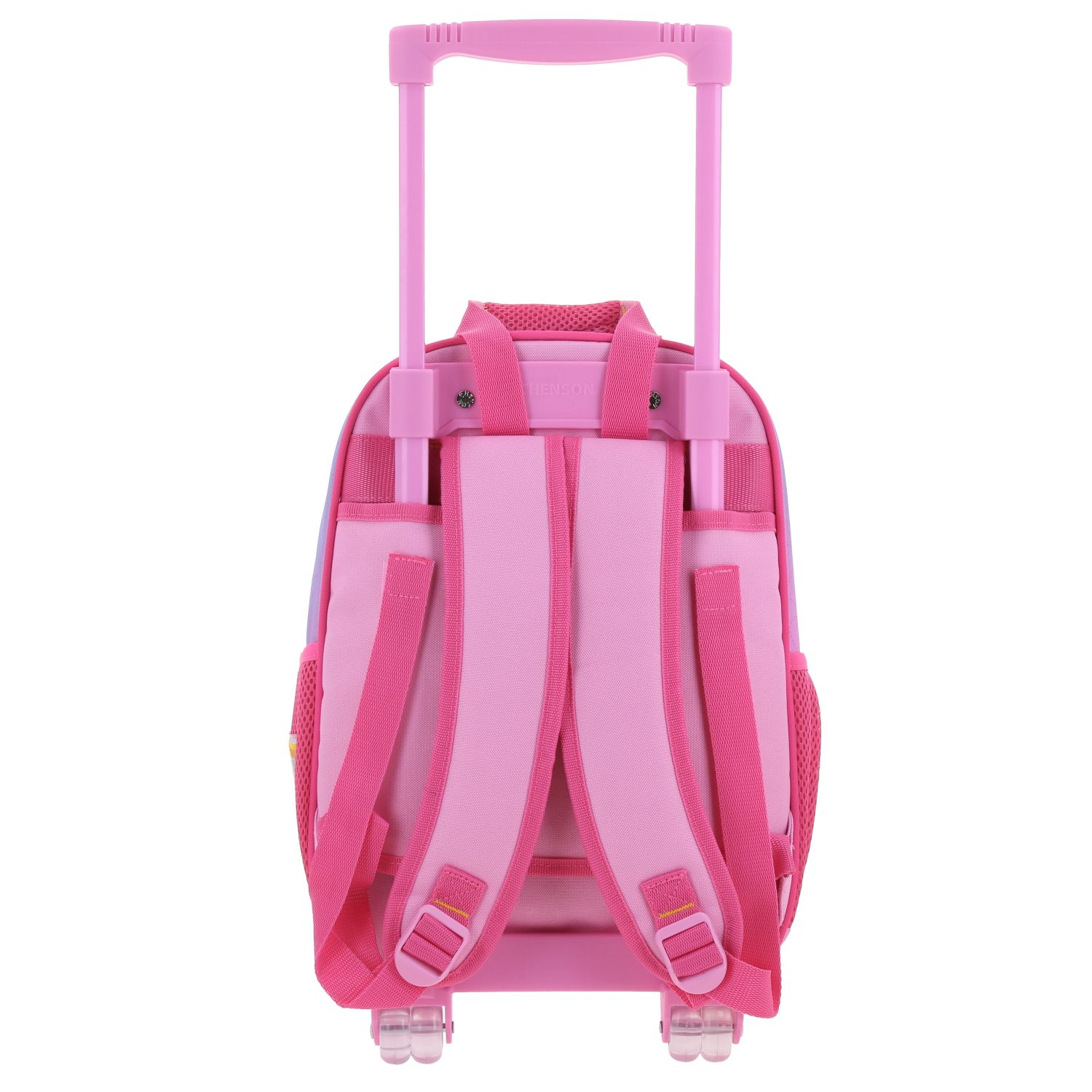 Mochila con Ruedas Mario Bros Rosa para Niña - Divertida y Duradera 4