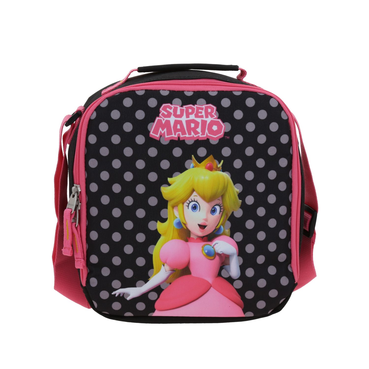 Lonchera Escolar Mario Bros by Chenson Negro Térmica y Divertida