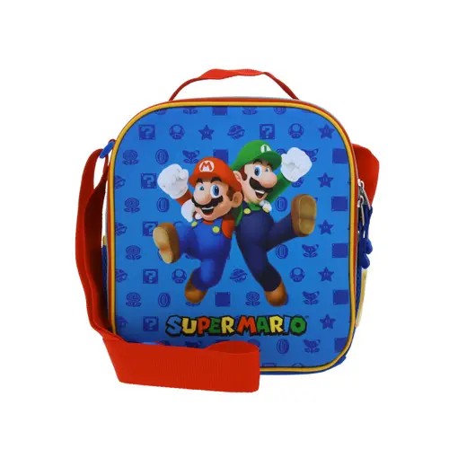 Kit Escolar Mario Bros by Chenson Mochila + Mochila + Mochila Azul Infantil 3