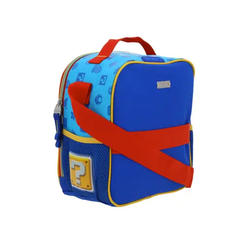 Lonchera escolar Mario Bros by Chenson azul térmica para niño - Durabilidad y diversión 3