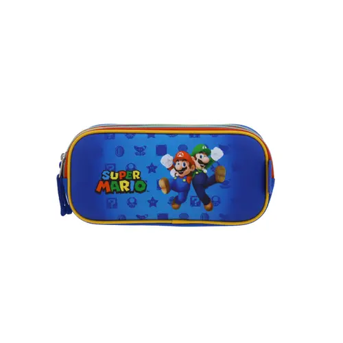 Kit Escolar Mario Bros by Chenson Mochila con Ruedas + Mochila Azul Infantil - Modelo MB70505-9-KB2A 4