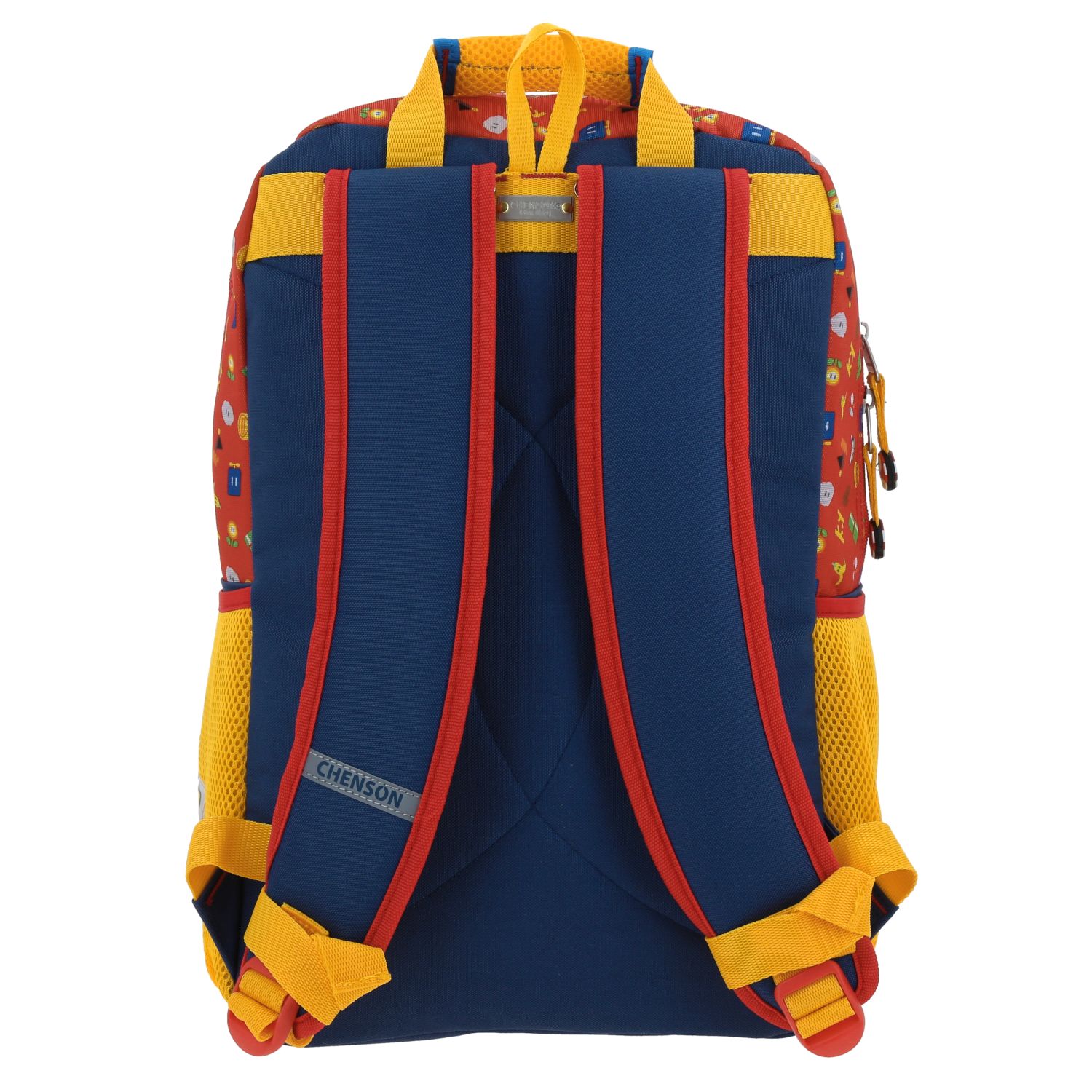 Mochila escolar para niño Mario Bros by Chenson color azul divertida y duradera 4