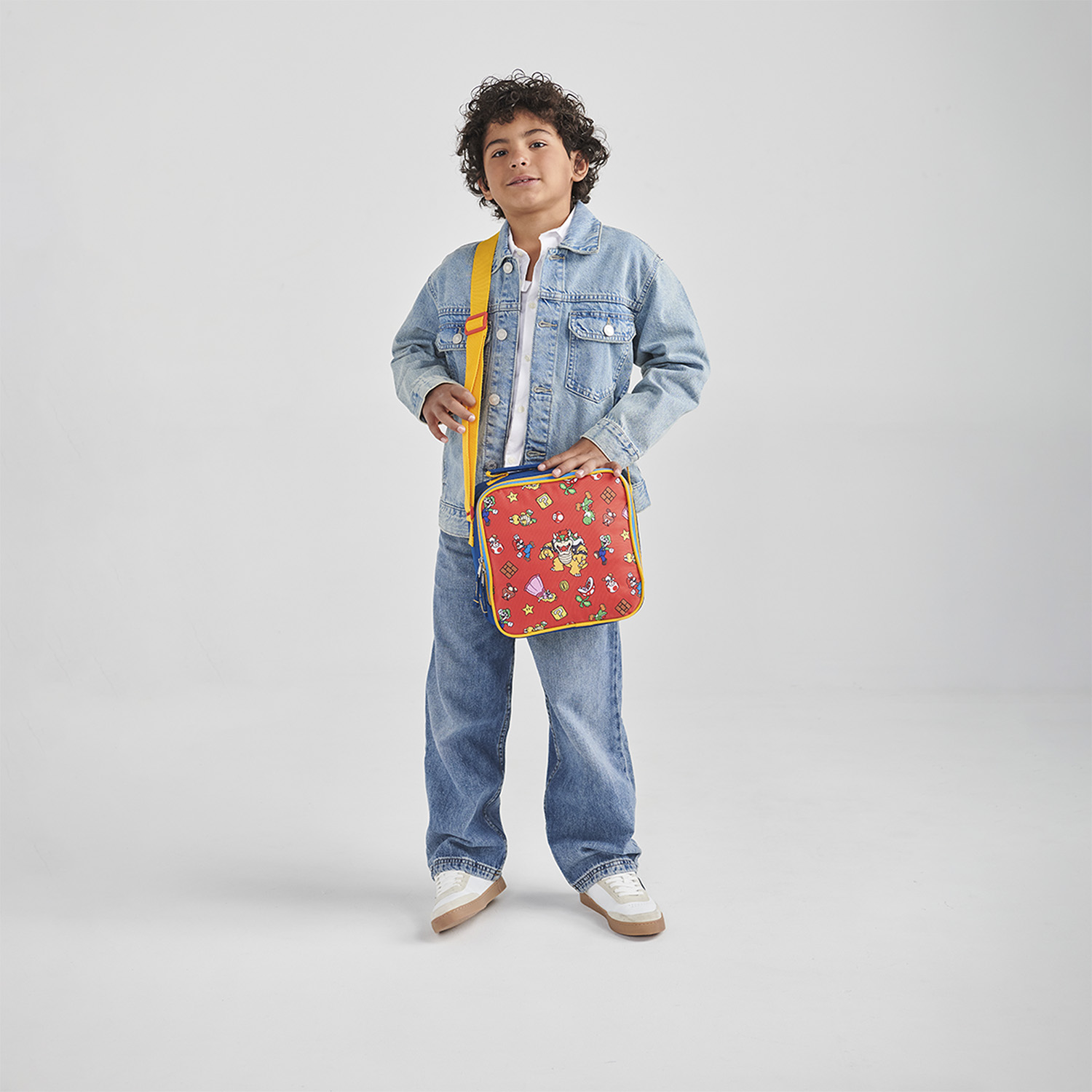 Lonchera escolar Mario Bros by Chenson azul térmica para niños - Duradera y divertida - vista 2