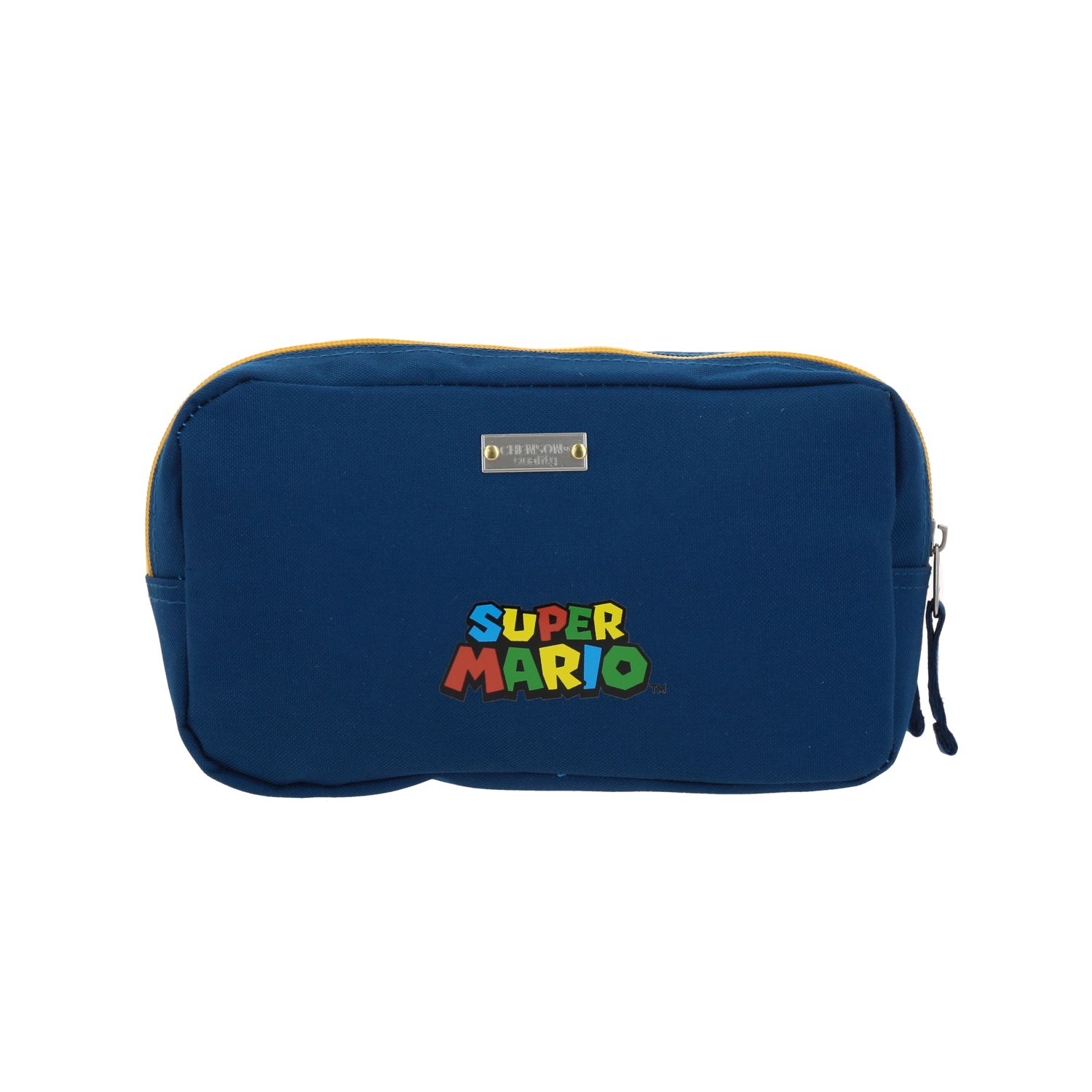 Lapicera escolar Mario Bros by Chenson azul con doble compartimento 4