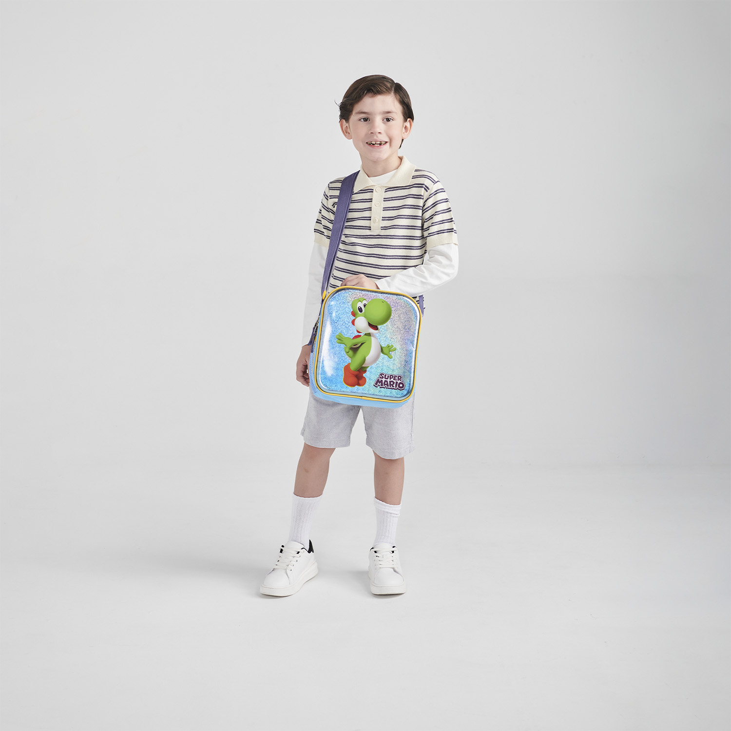 Lonchera escolar térmica Mario Bros by Chenson azul para niño - Diversión y durabilidad - vista 2