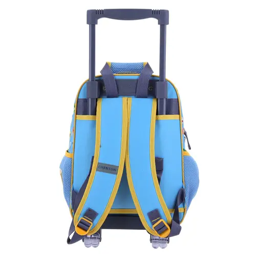 Mochila con Ruedas Mario Bros Azul para Niño - Modelo MB70526 4