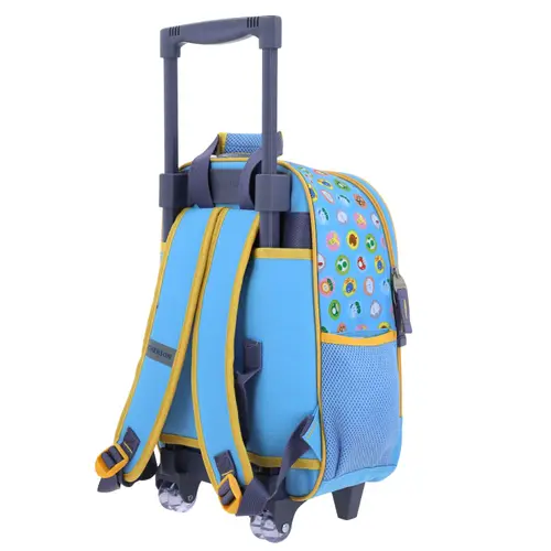 Mochila con Ruedas Mario Bros Azul para Niño - Modelo MB70526 5