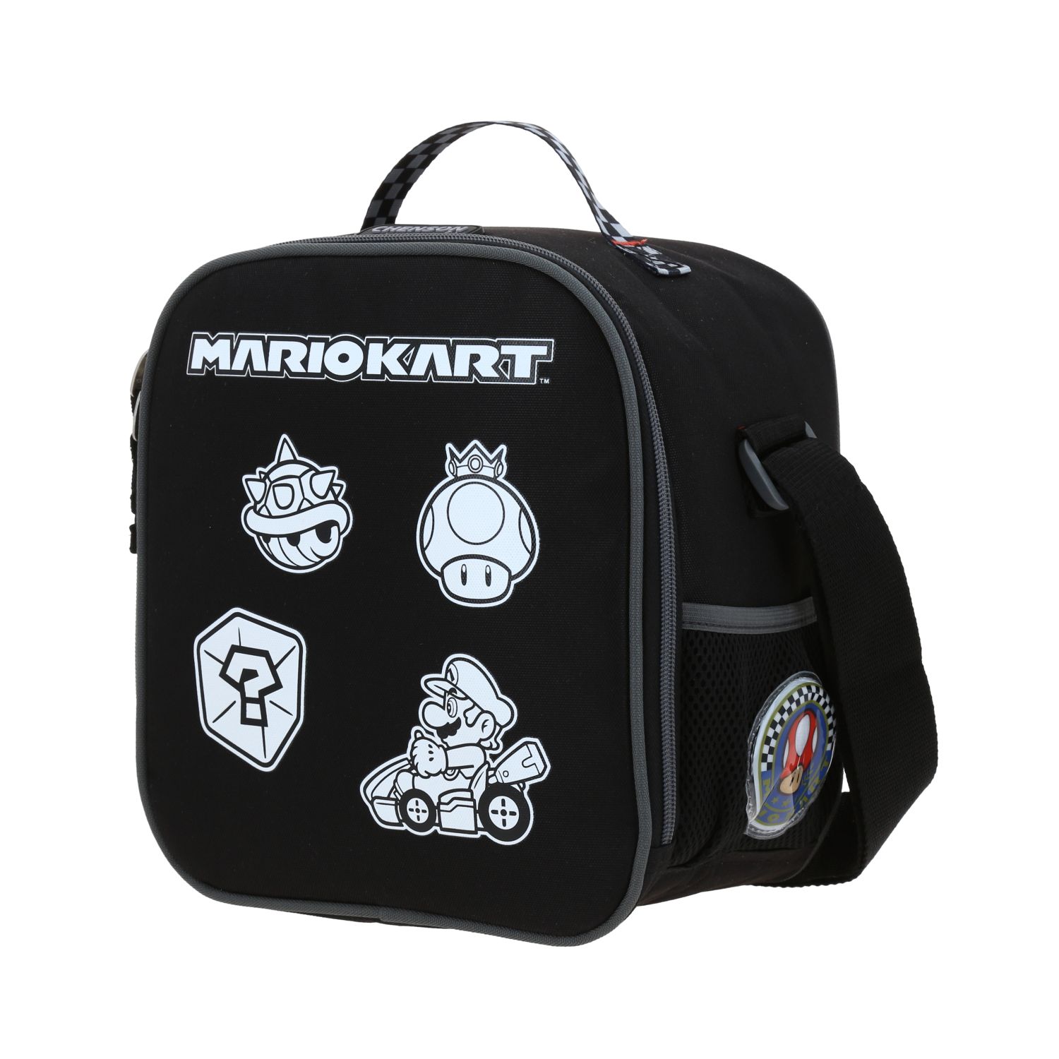 Lonchera Escolar Térmica Mario Bros by Chenson Negra para Niño - Divertida y Duradera 2