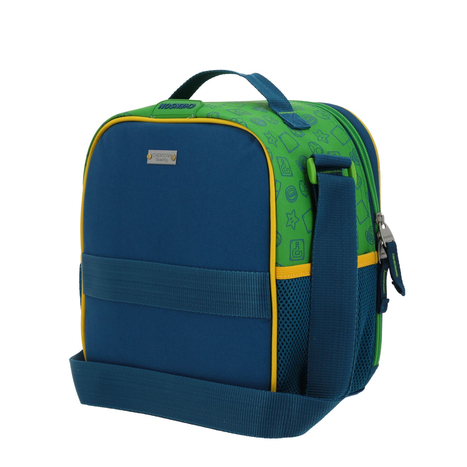 Lonchera Escolar Mario Bros Azul Térmica Chenson 5