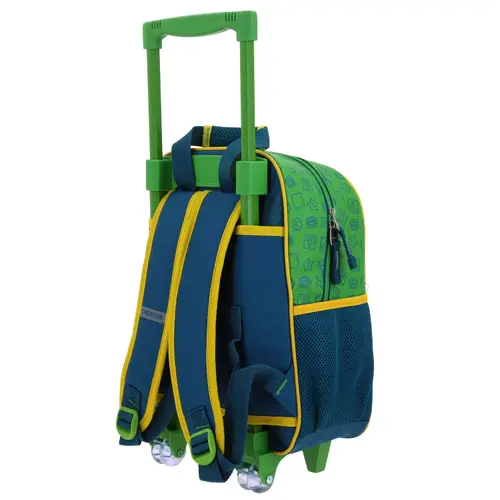 Mochila con Ruedas Mario Bros Azul para Niño - Modelo MB70629 5