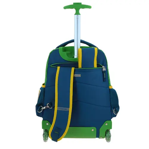 Mochila con Ruedas Mario Bros Azul para Niño - Modelo MB70630 4