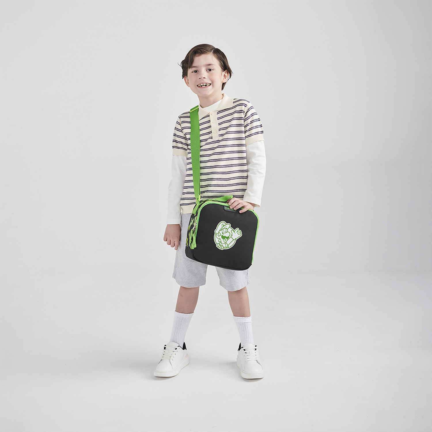 Lonchera escolar Mario Bros by Chenson verde térmica para niño - vista 2