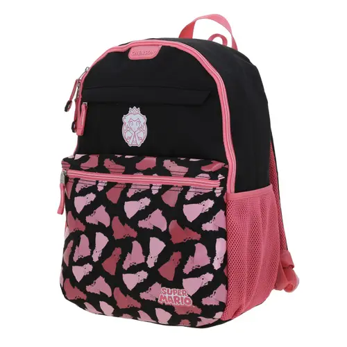 Mochila escolar para niña Mario Bros by Chenson color negro duradera - vista 2