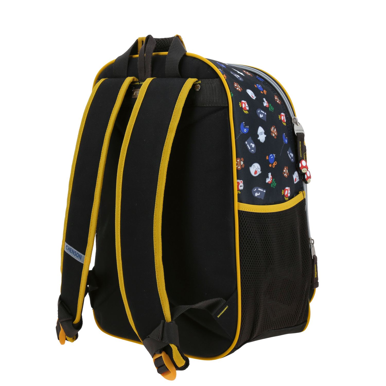 Mochila escolar para niño Mario Bros by Chenson color negro duradera 5