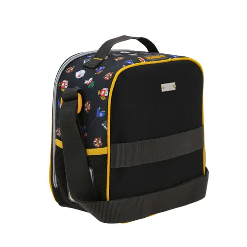 Lonchera escolar térmica Mario Bros by Chenson color negro para niño - Modelo MB70712 3