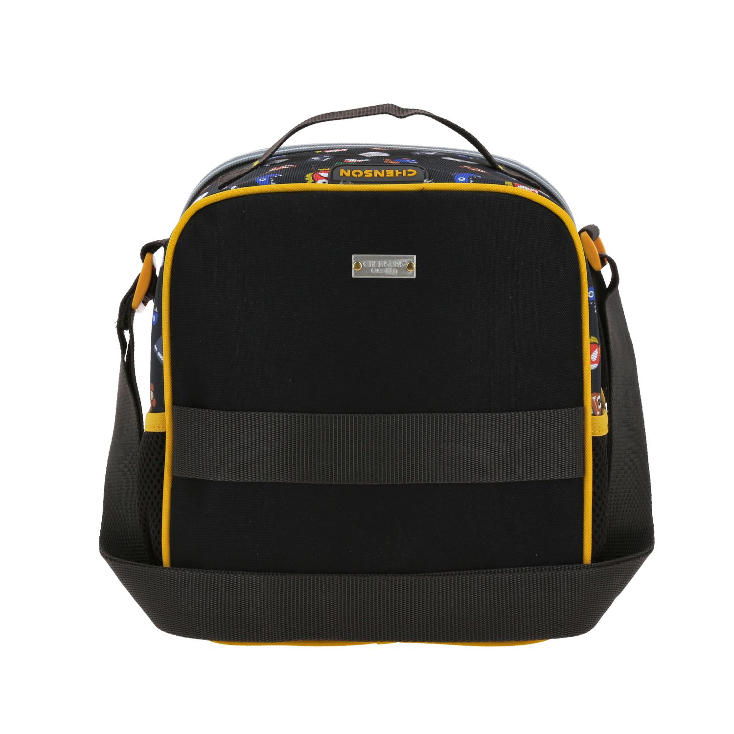 Lonchera escolar térmica Mario Bros by Chenson color negro para niño 4