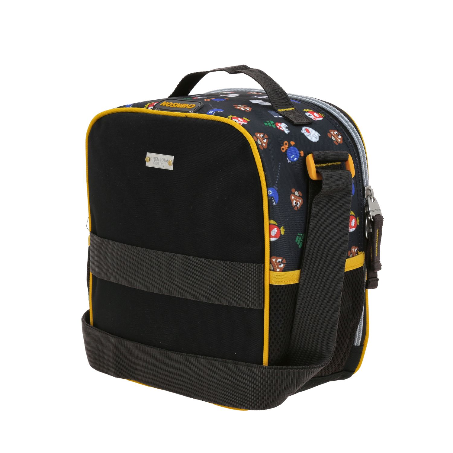 Lonchera escolar térmica Mario Bros by Chenson color negro para niño 5