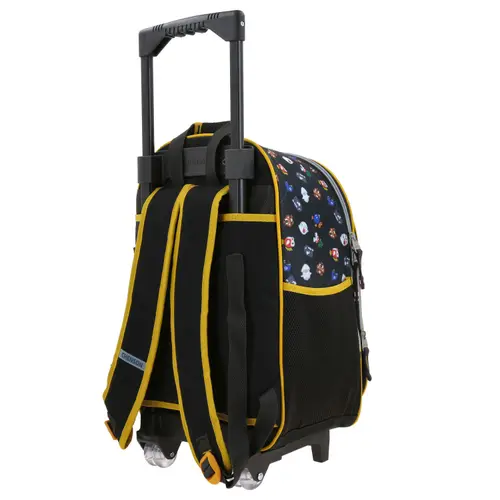 Mochila con Ruedas Mario Bros Negro para Niño - Modelo MB70715 5