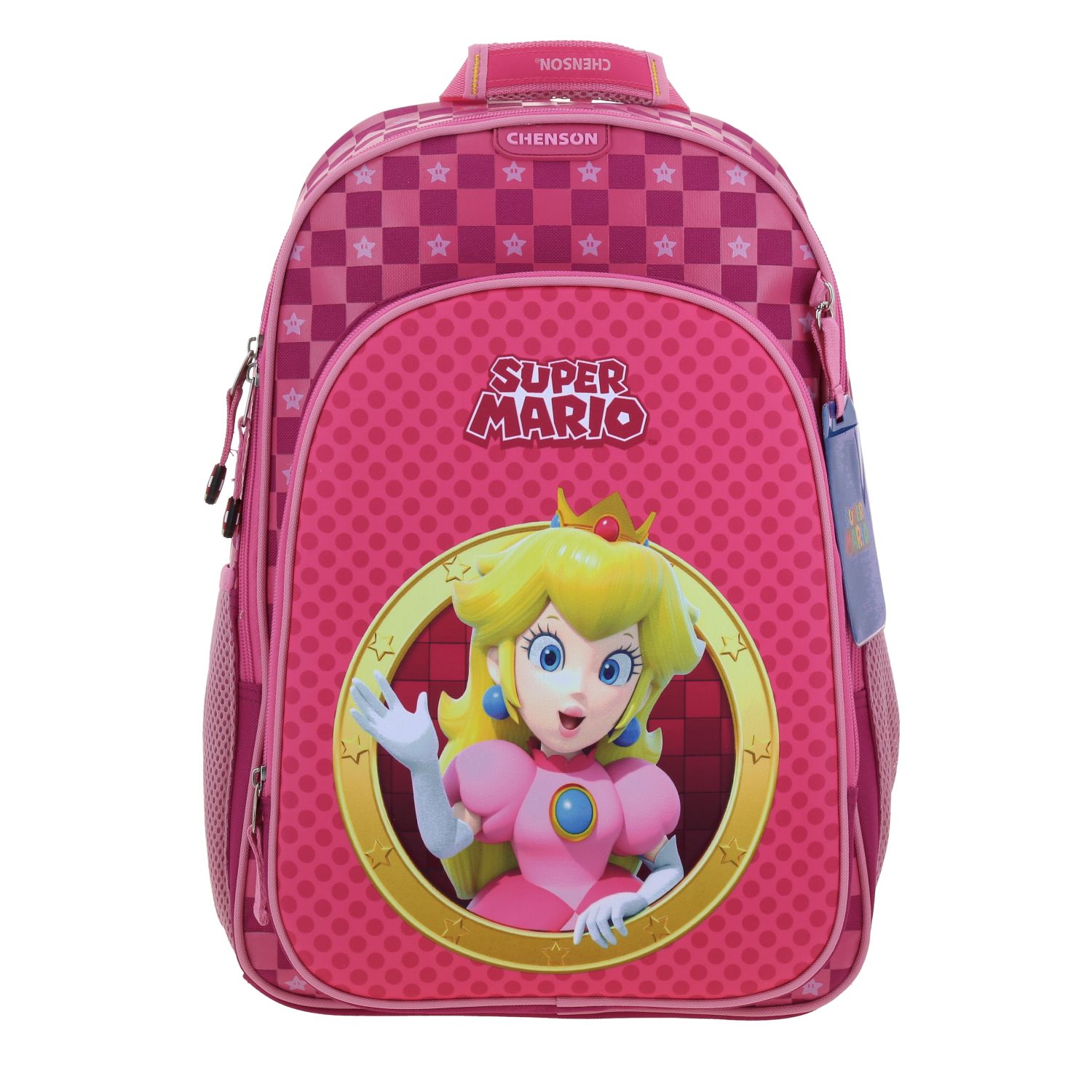 Kit Escolar Mario Bros by Chenson (Mochila + Mochila) Rosa Infantil 2
