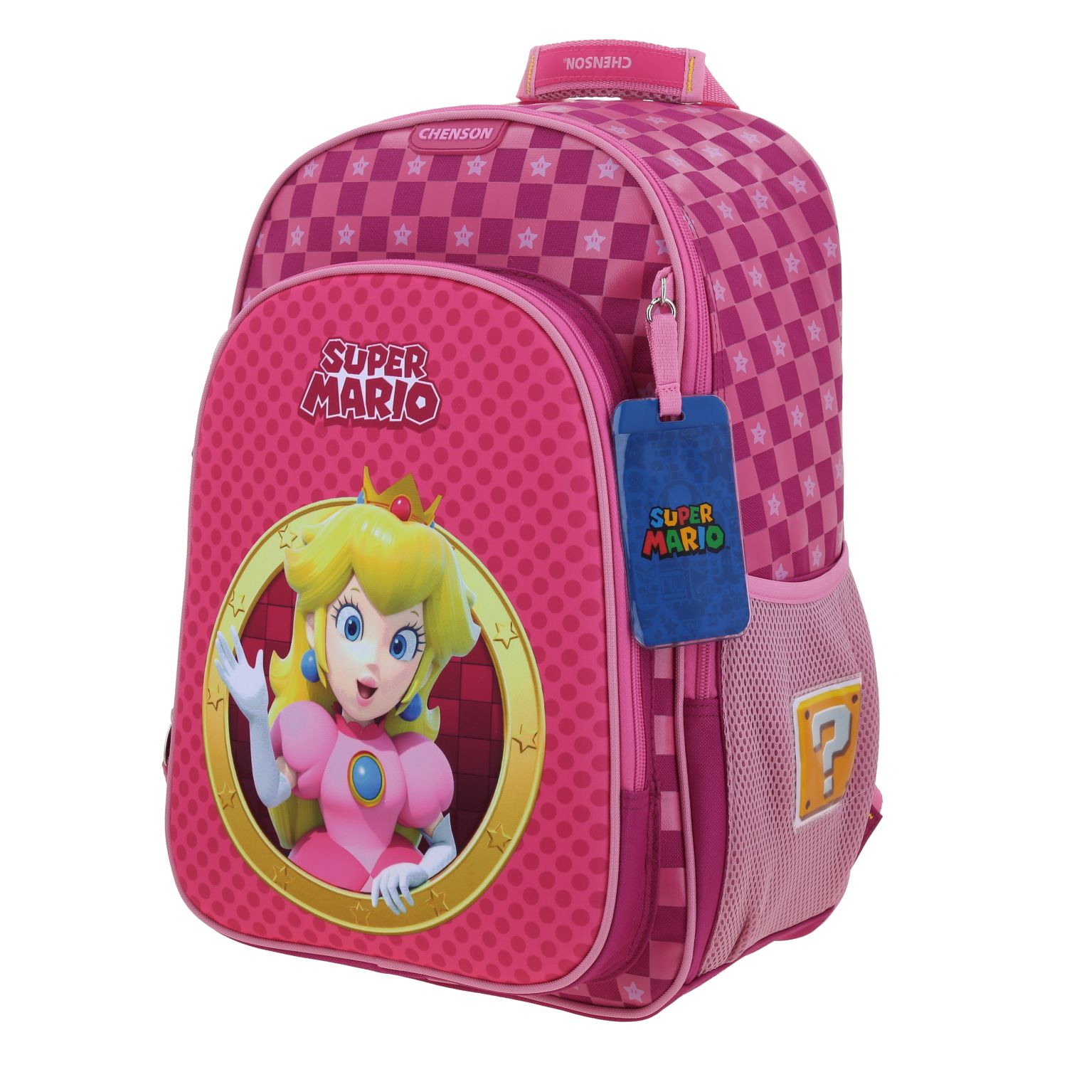 Kit Escolar Mario Bros by Chenson (Mochila + Mochila) Rosa Infantil 3
